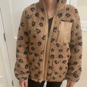 Super soft fuzzy jacket from Abercrombie & Fitch.